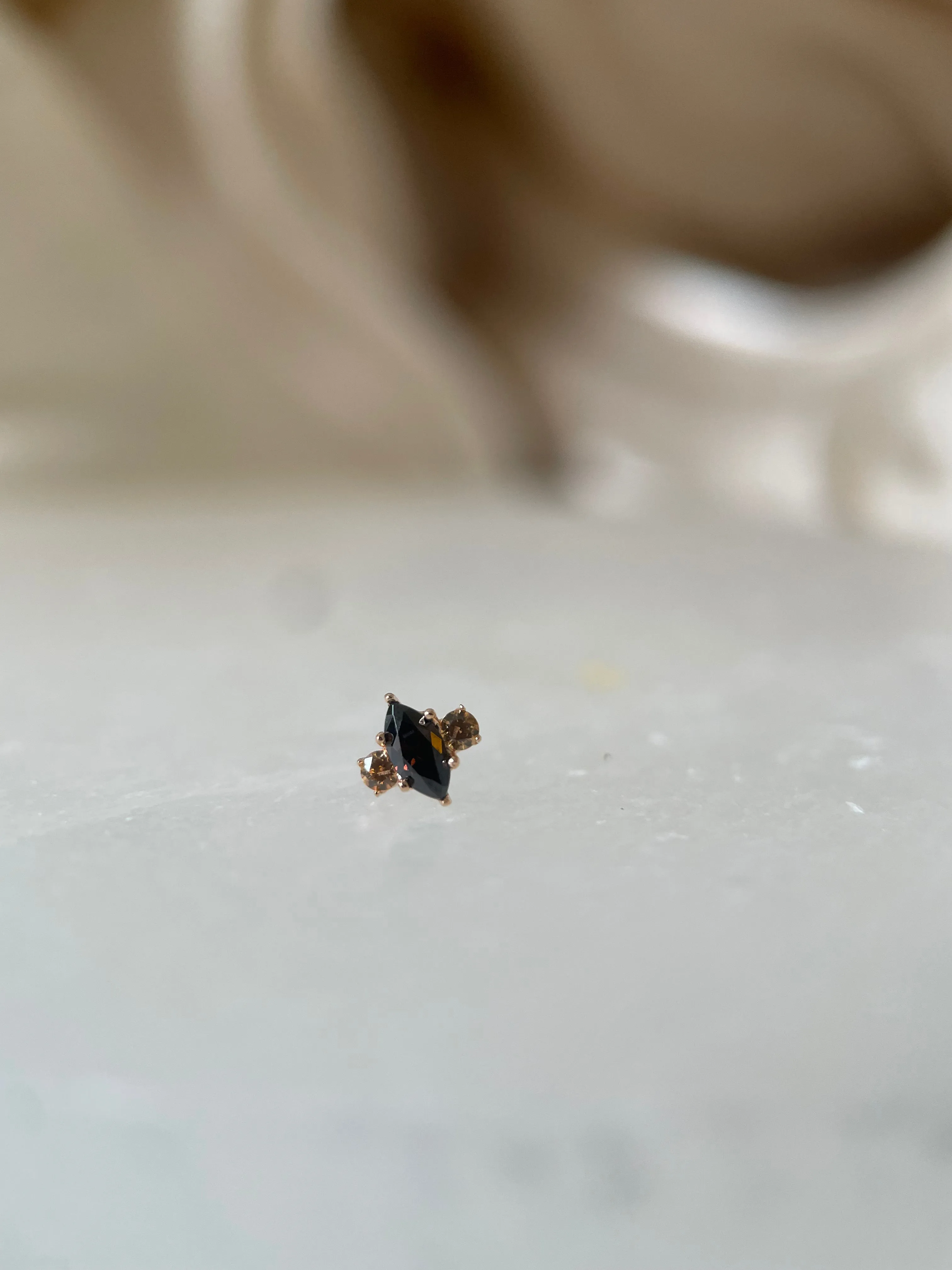 Anatometal Marquise with Side Accents