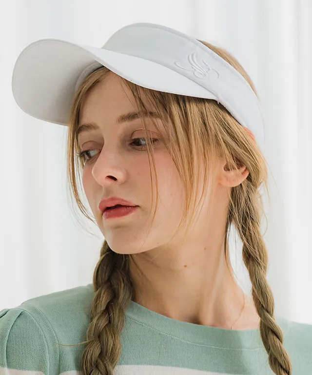 BENECIA 12 Ribbon Visor - Ivory