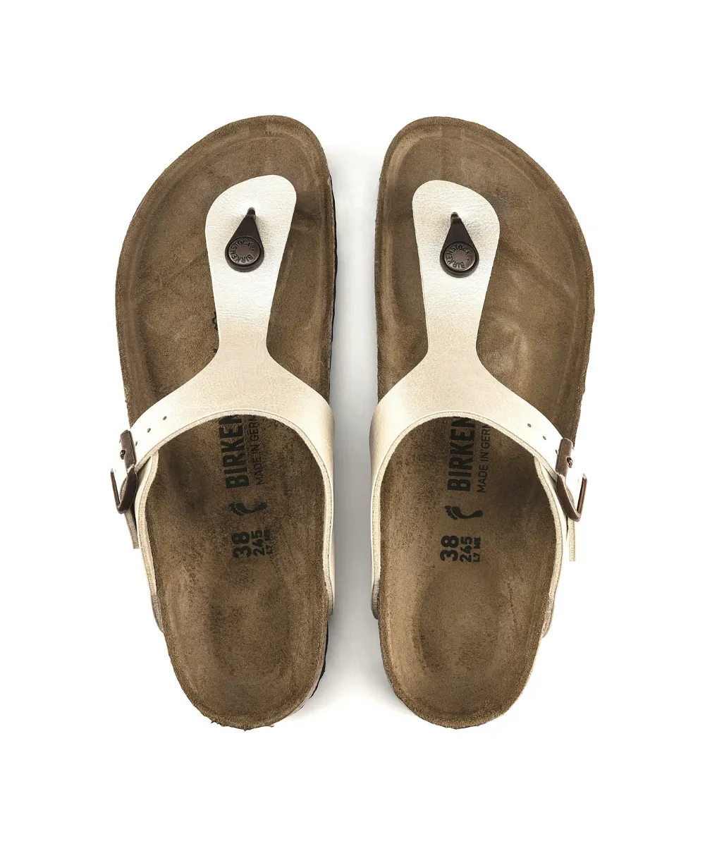 BIRKENSTOCK GIZEH REGULAR FIT IN PEARL