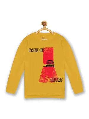 Boys Printed Full Sleeve Round Neck Tee