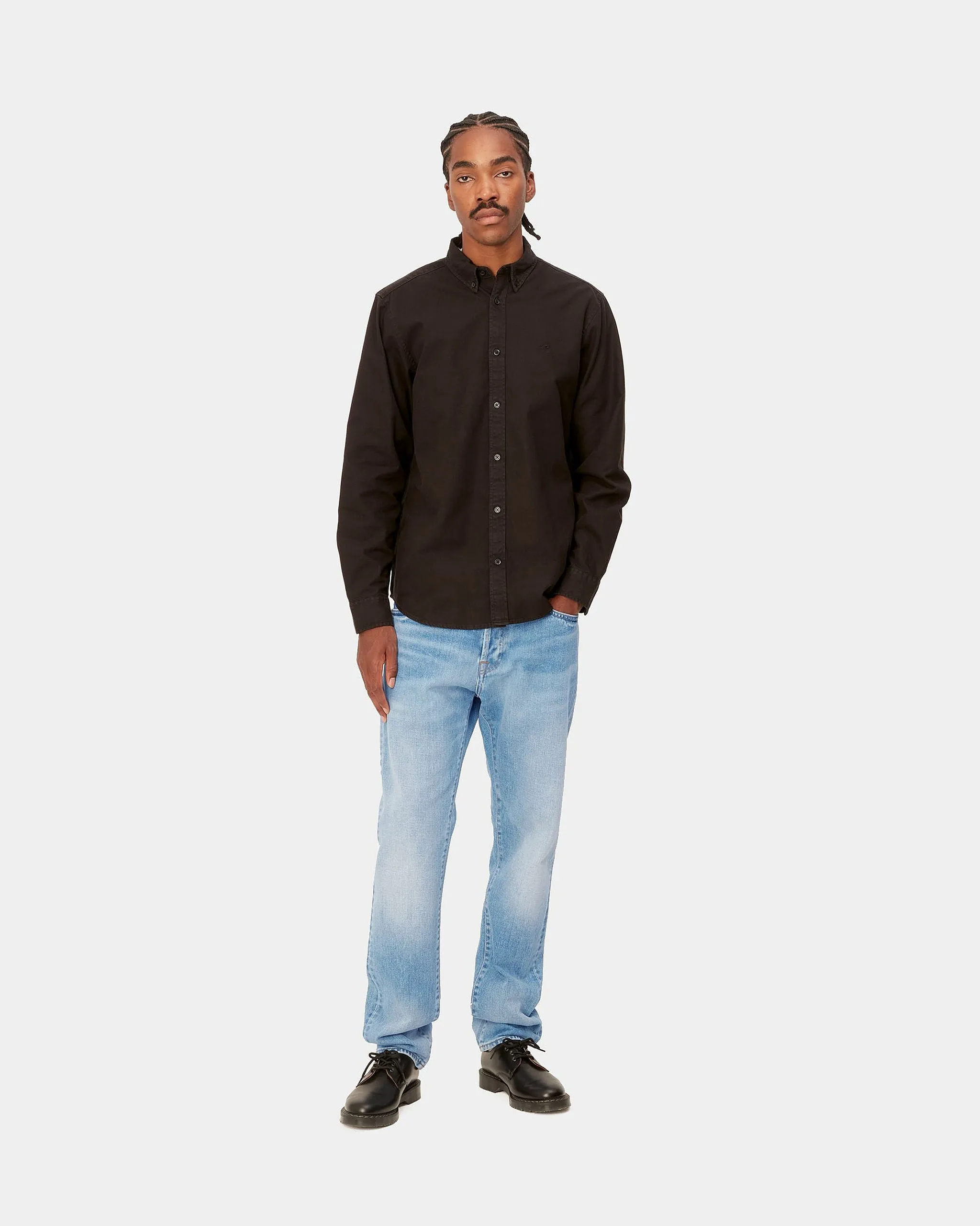 Carhartt WIP Klondike Pant Regular Tapered Mens Jeans - Blue Light Used Wash