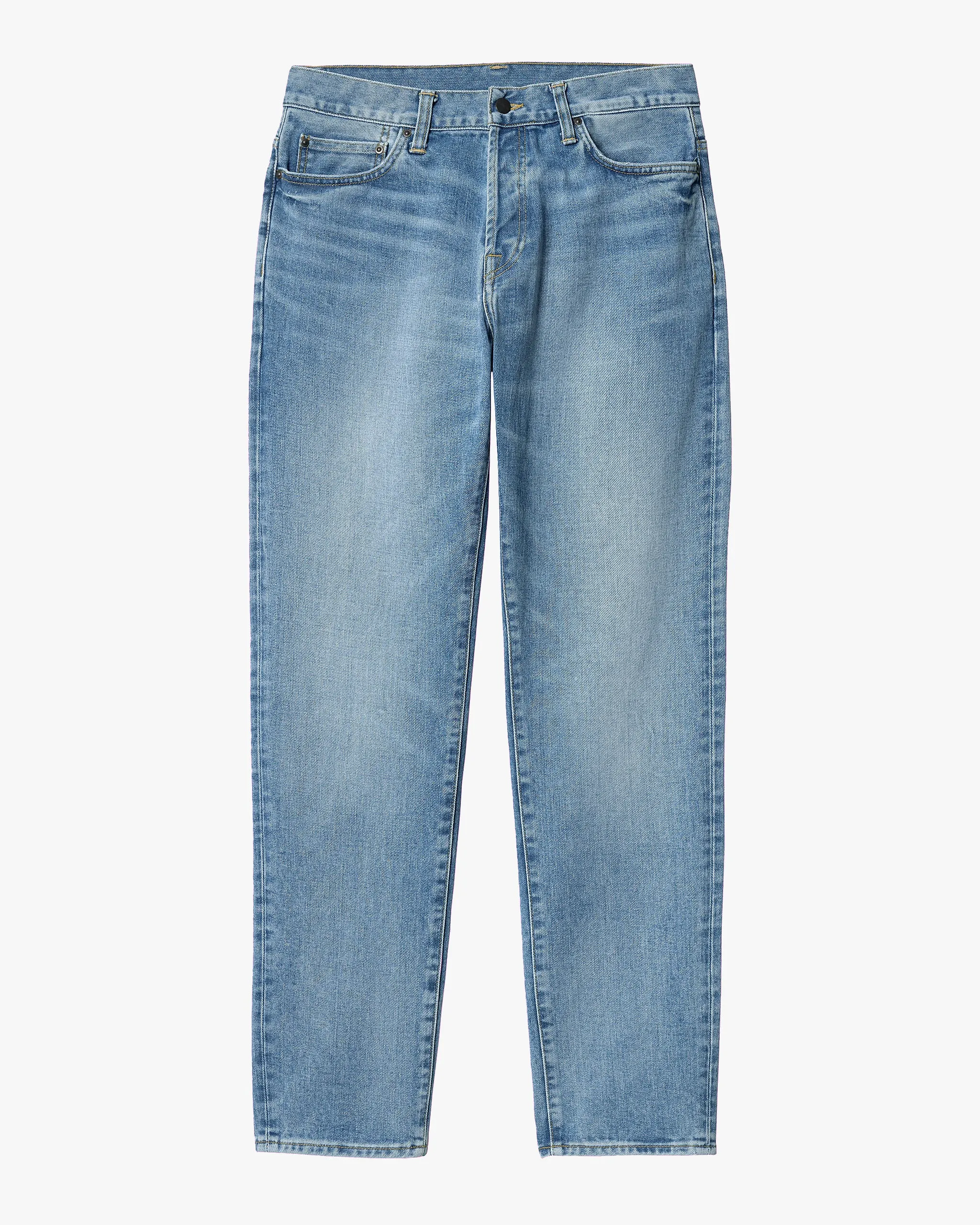 Carhartt WIP Klondike Pant Regular Tapered Mens Jeans - Blue Light Used Wash