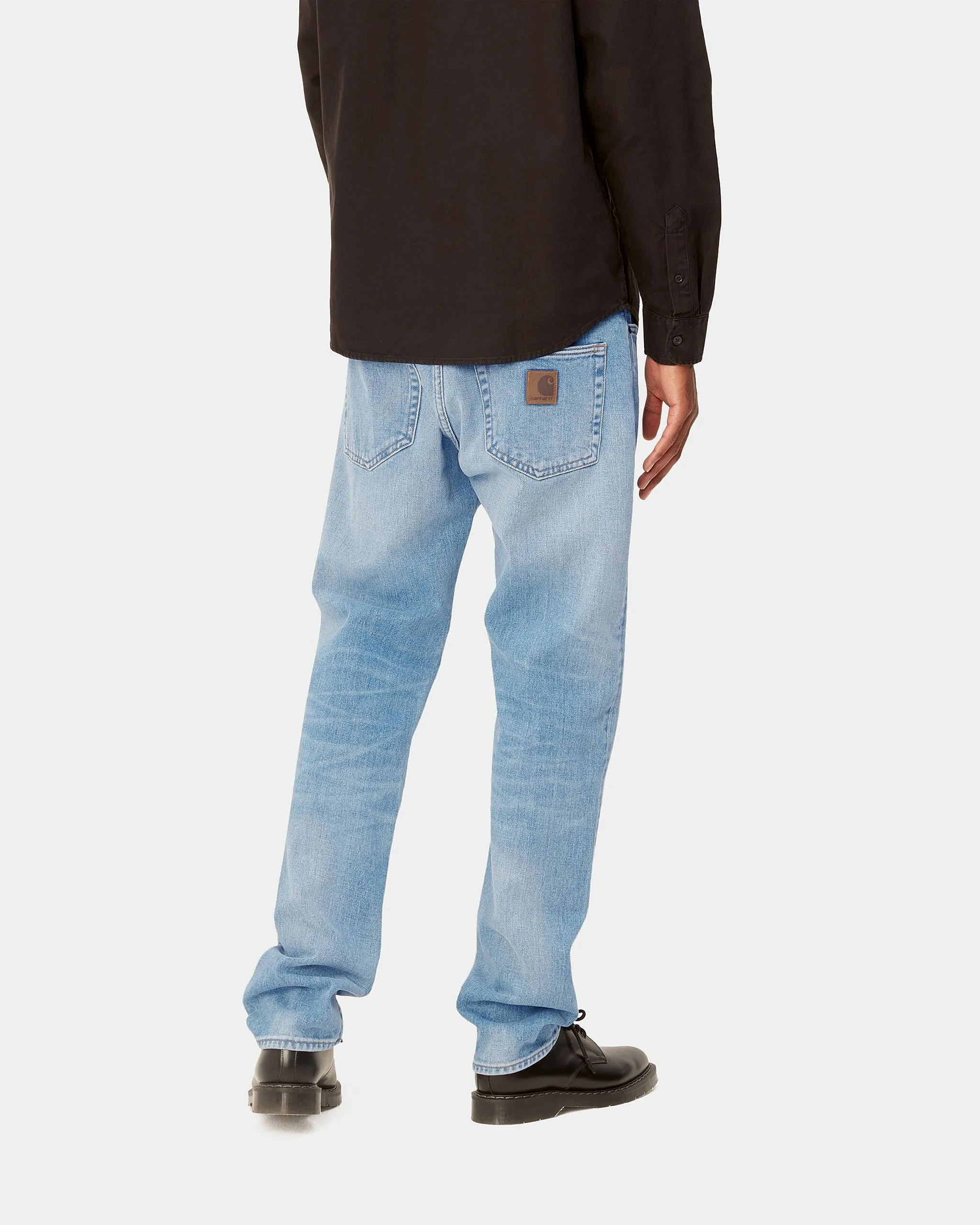 Carhartt WIP Klondike Pant Regular Tapered Mens Jeans - Blue Light Used Wash