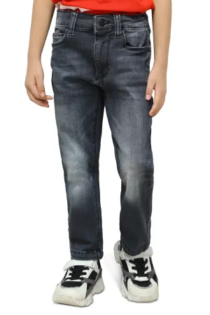 Charcoal Relaxed Fit Denim Jeans