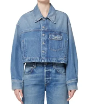 Citizens of Humanity - Chantry Crop Boxy Denim Jacket in Petras