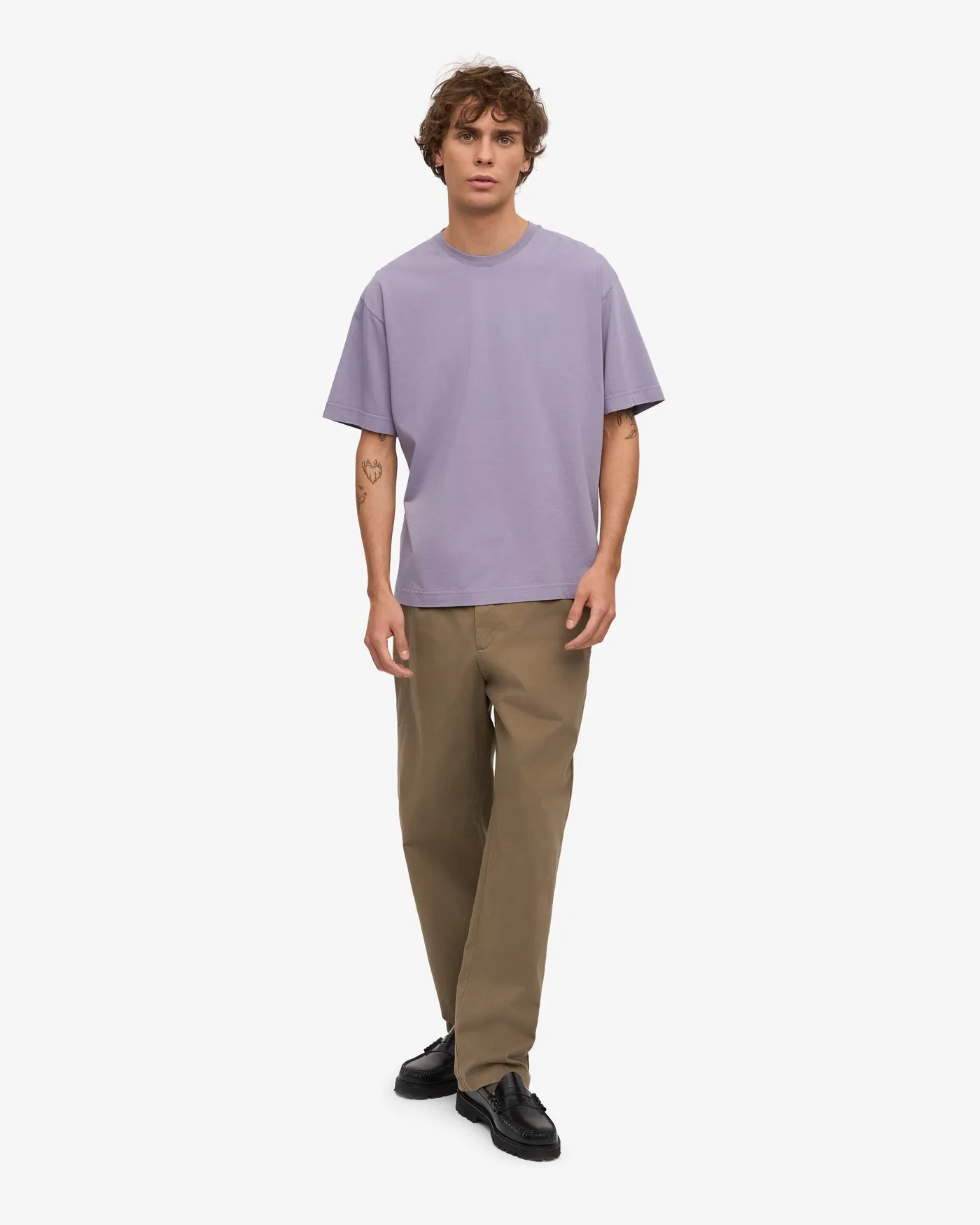 Colorful Standard Oversized Organic Tee - Purple Jade