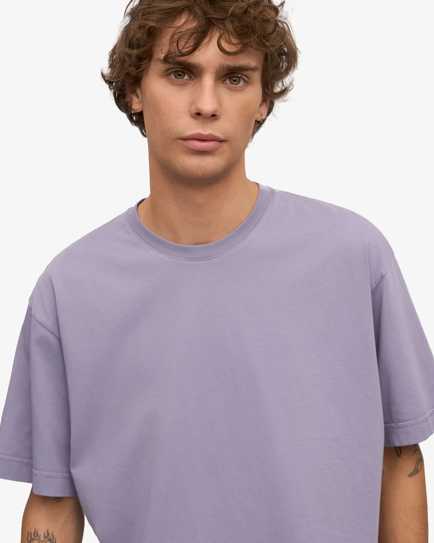 Colorful Standard Oversized Organic Tee - Purple Jade