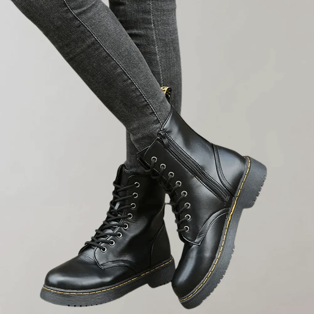 Comfortable Ladies' Lace-Up Boots