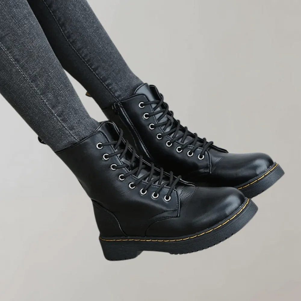 Comfortable Ladies' Lace-Up Boots