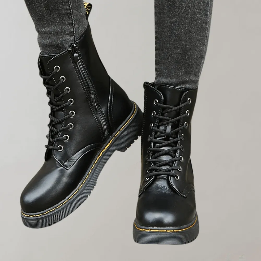 Comfortable Ladies' Lace-Up Boots