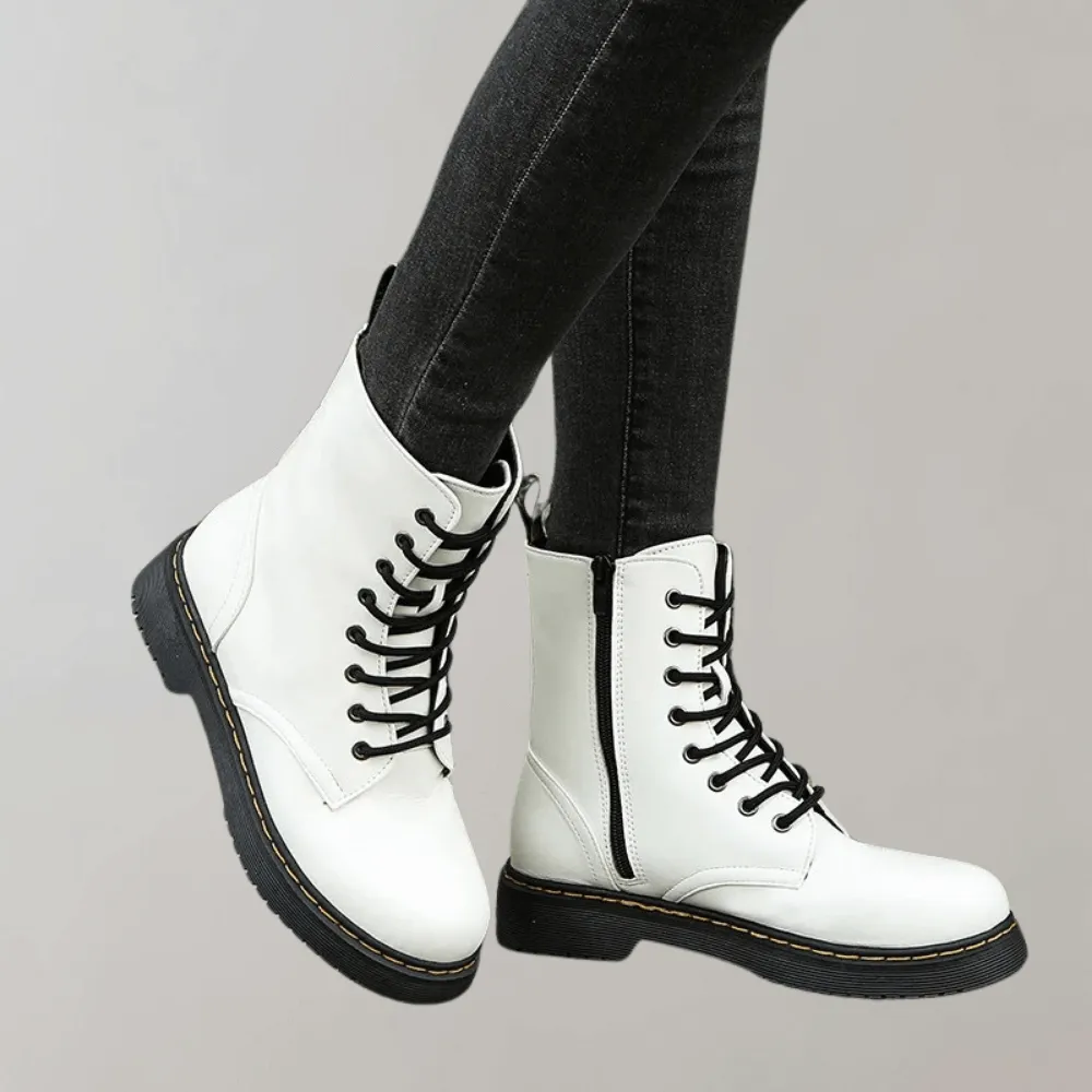 Comfortable Ladies' Lace-Up Boots