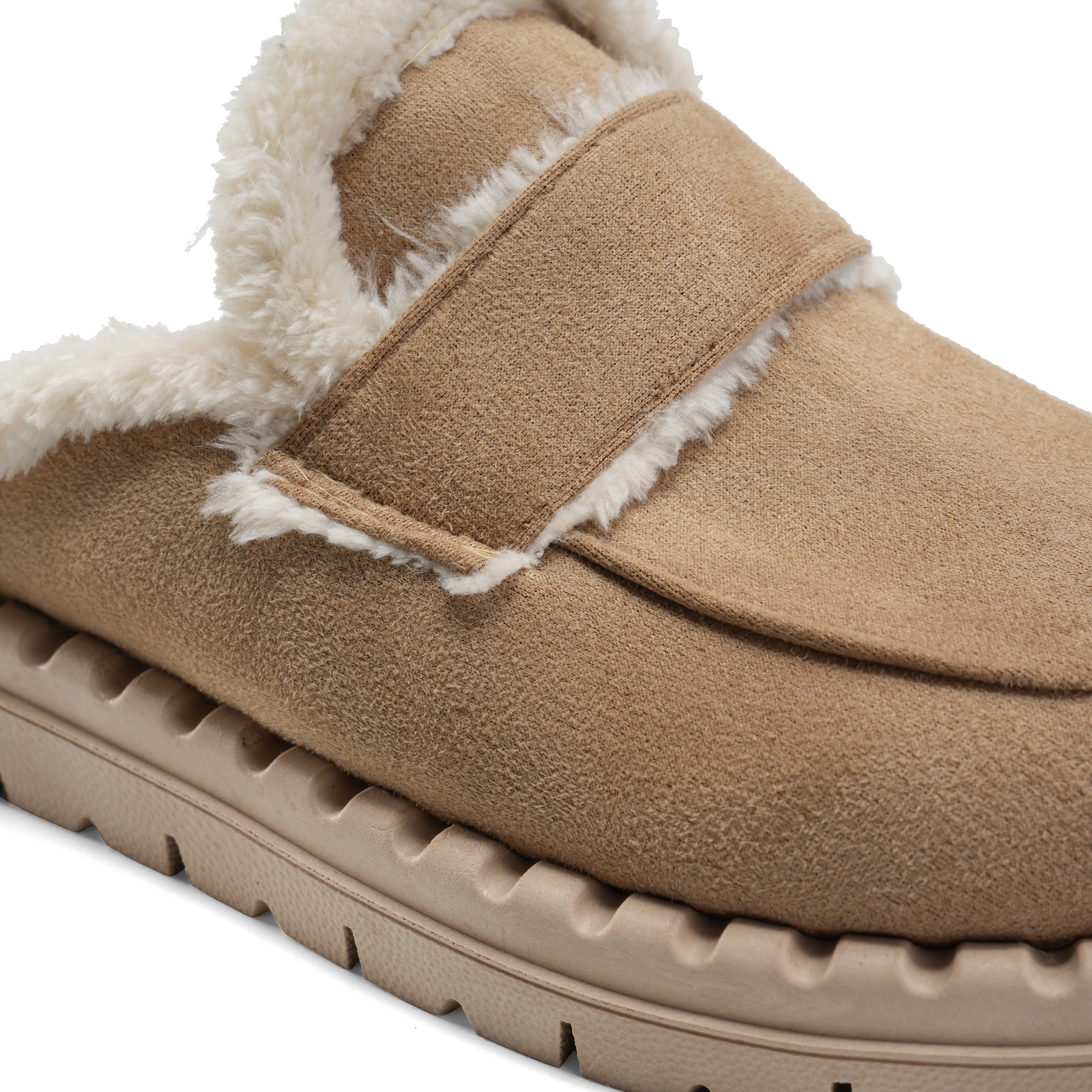 Cozy Luxe Mules - Beige