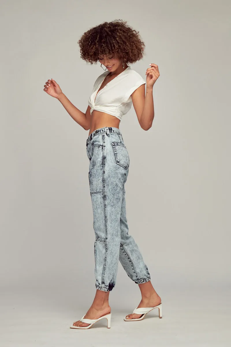 Darlene Relaxed Fit Jogger Jeans