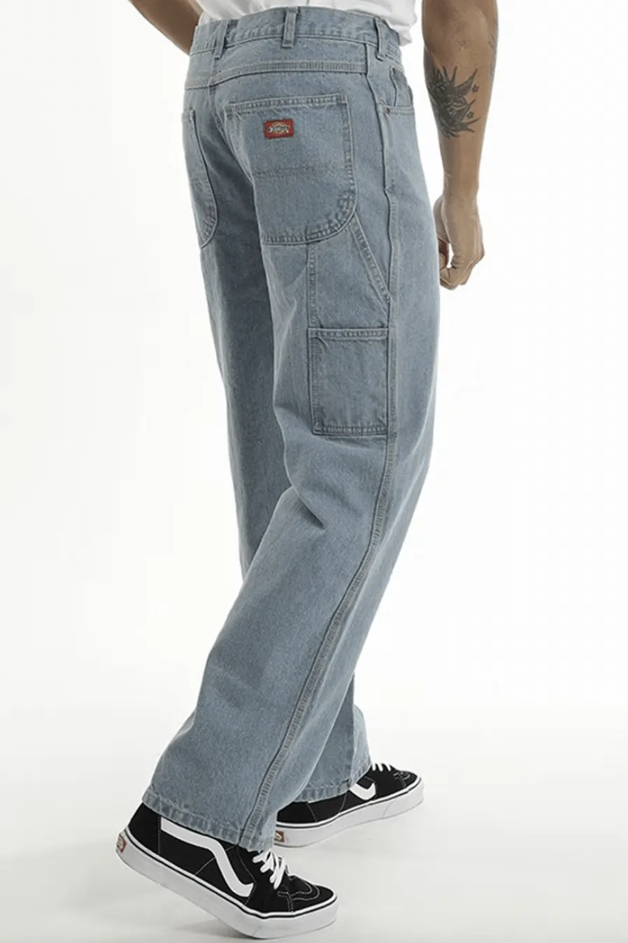 DICKIES RELAXED FIT CARPENTER JEAN - LIGHT INDIGO