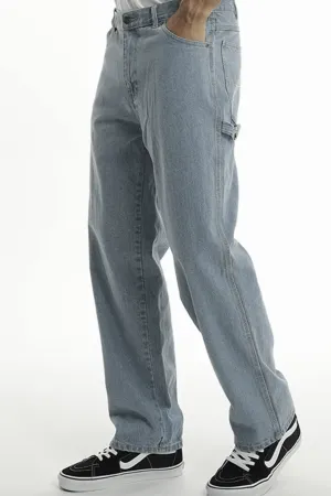 DICKIES RELAXED FIT CARPENTER JEAN - LIGHT INDIGO