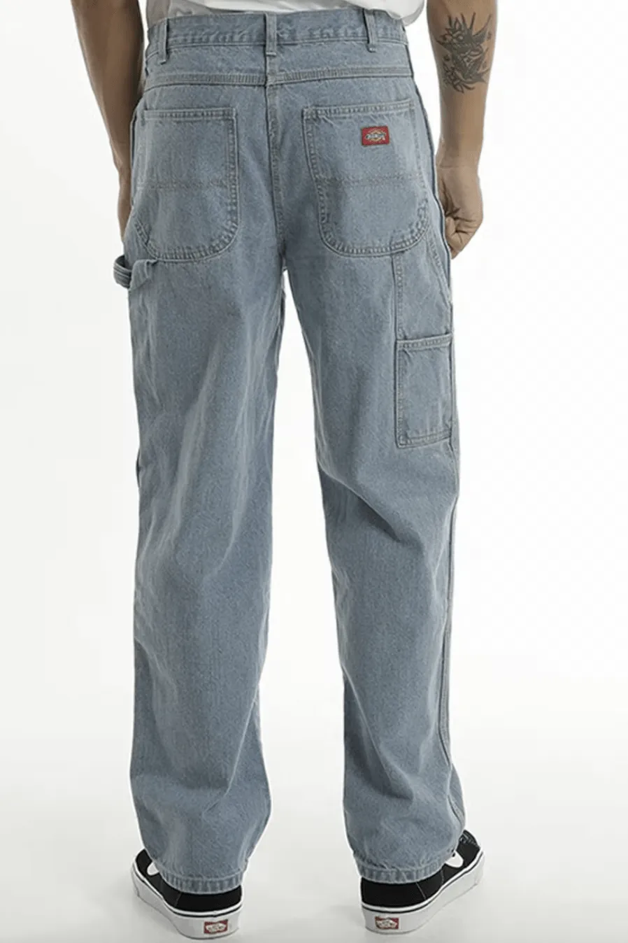DICKIES RELAXED FIT CARPENTER JEAN - LIGHT INDIGO