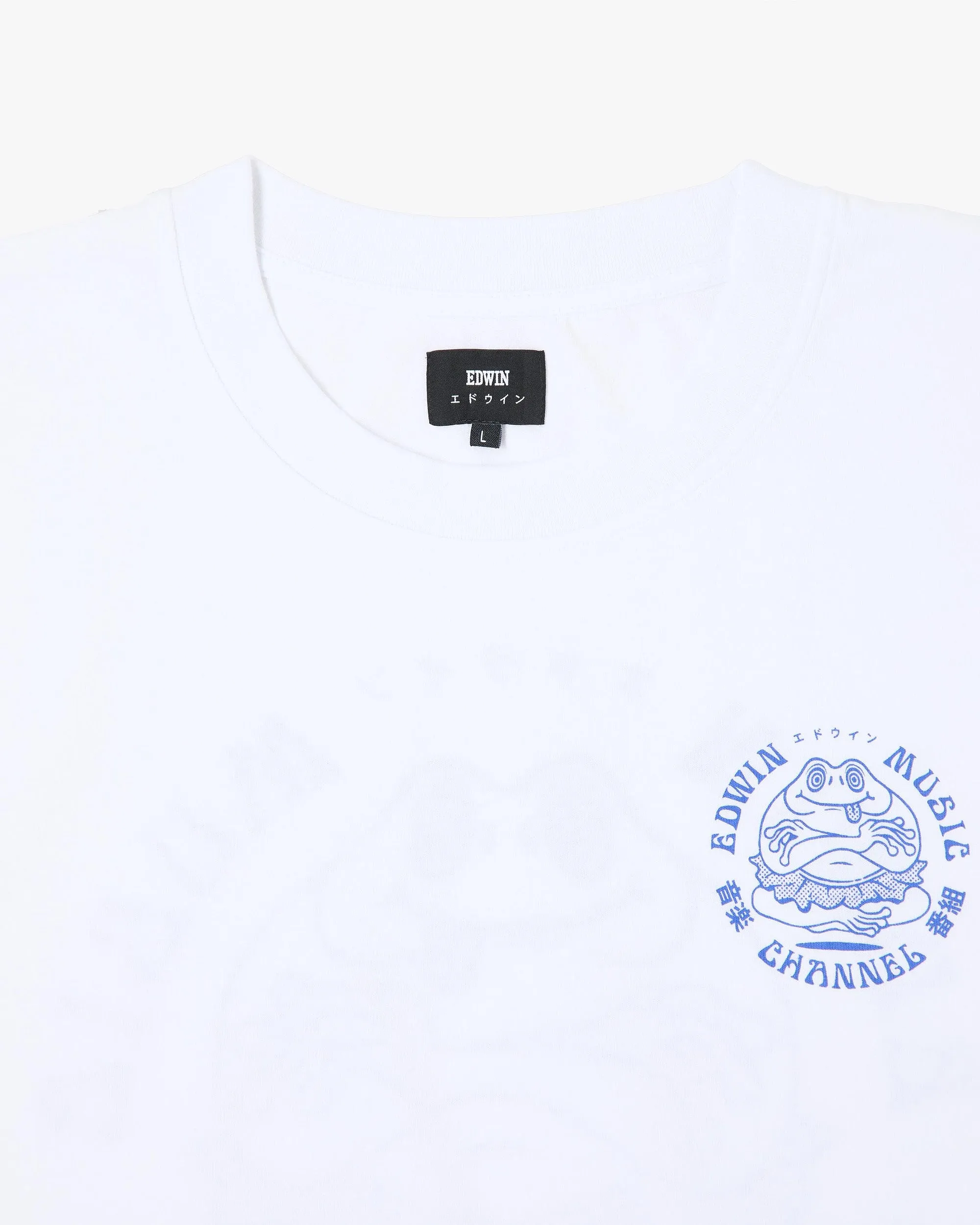 Edwin Music Channel Tee - White
