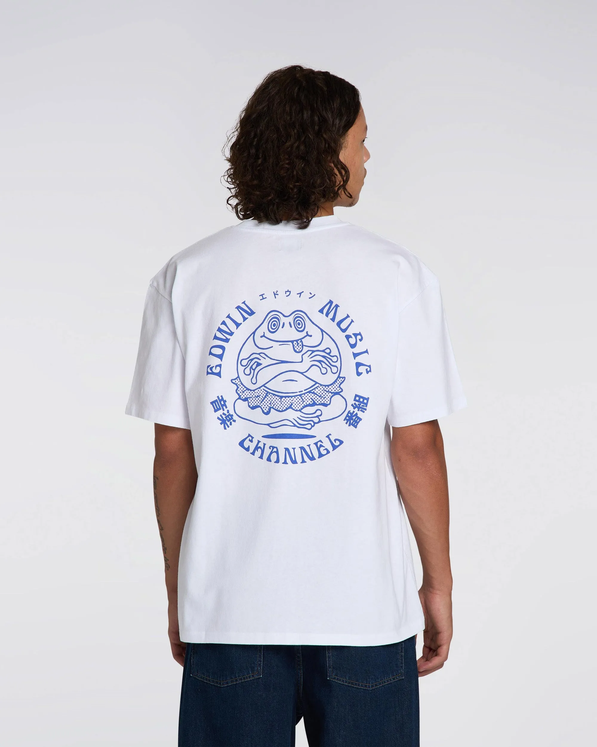 Edwin Music Channel Tee - White