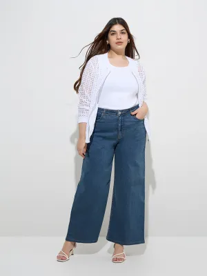 Gia Blue Relaxed - Fit Mid - Rise Jeans