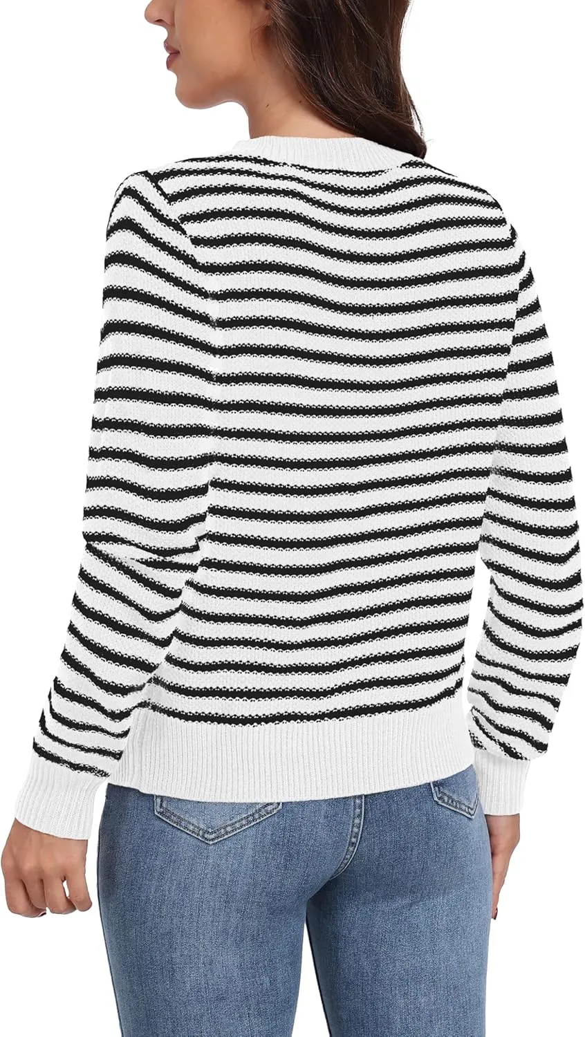 GRECERELLE Women Knit Cardigan Sweaters Long Sleeve Open Front Button Down Casual Trendy Jackets Outwear
