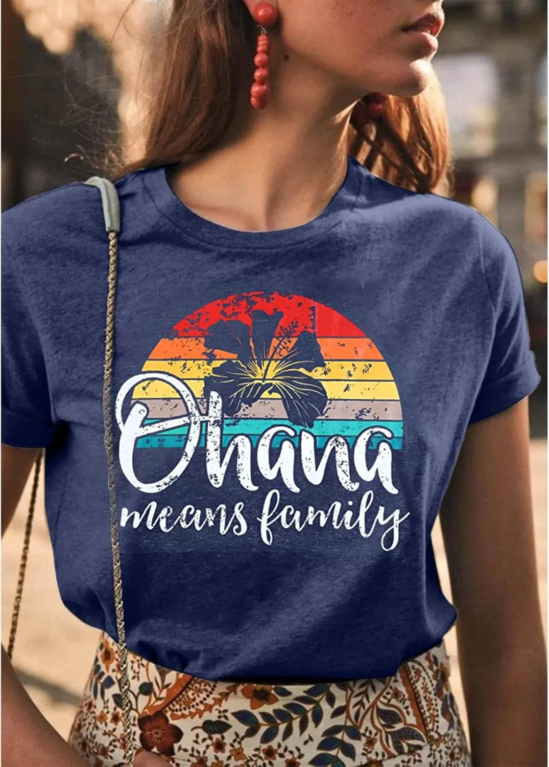 Hawaiian Shirts for Women Palm Trees Graphic Tees Summer Beach Vacation Tops Short Sleeve Casual Tshirt