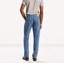 Levi's 550 Relaxed Fit Men's Jeans - Medium Stonewash & Dark Stonewash