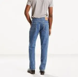 Levi's 550 Relaxed Fit Men's Jeans - Medium Stonewash & Dark Stonewash