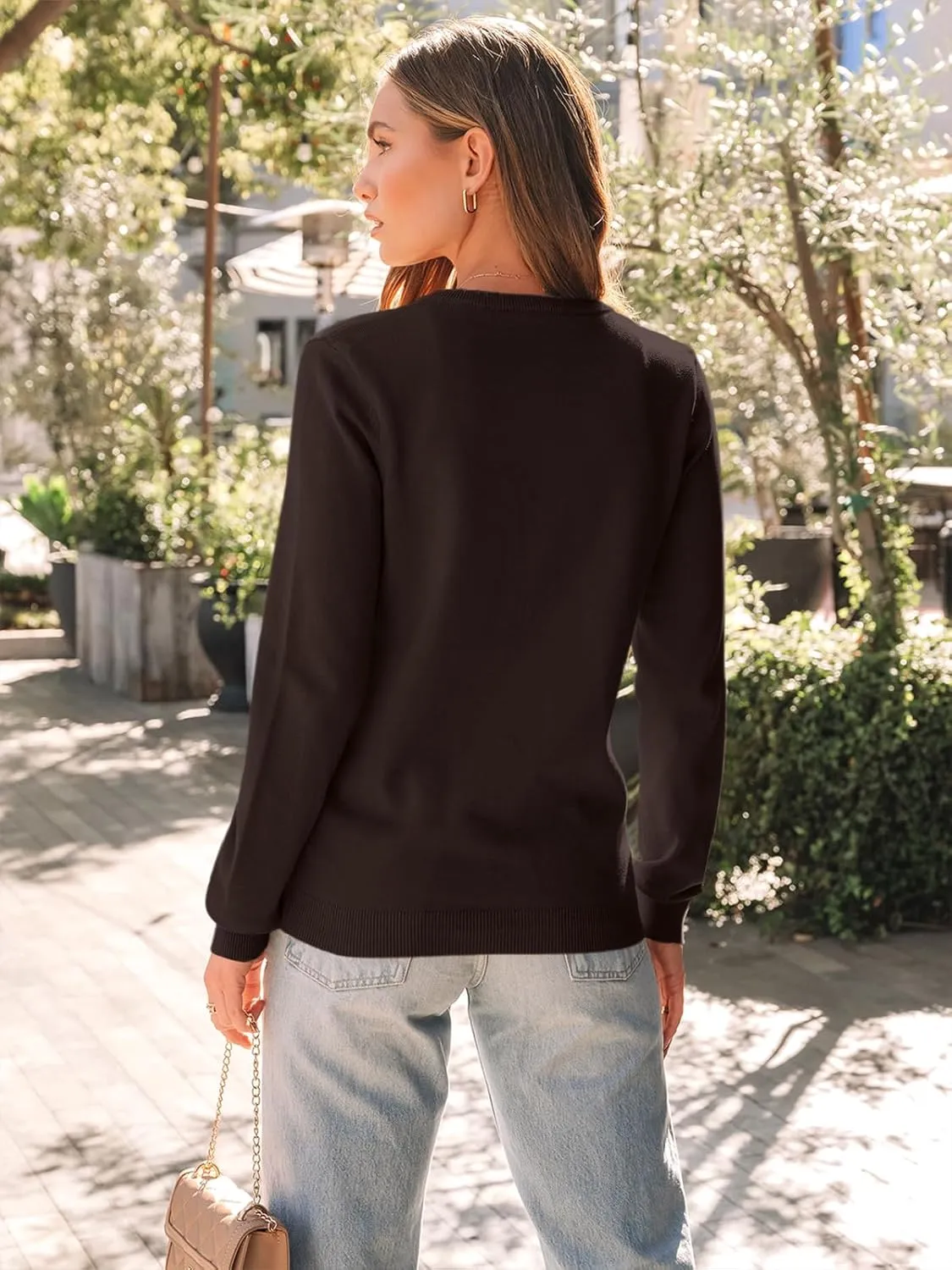 LILLUSORY Women's Cardigan Sweaters 2025 Lightweight Fall Oufits Clothes Fashion Trendy Long Sleeve Tops Casual Jackets