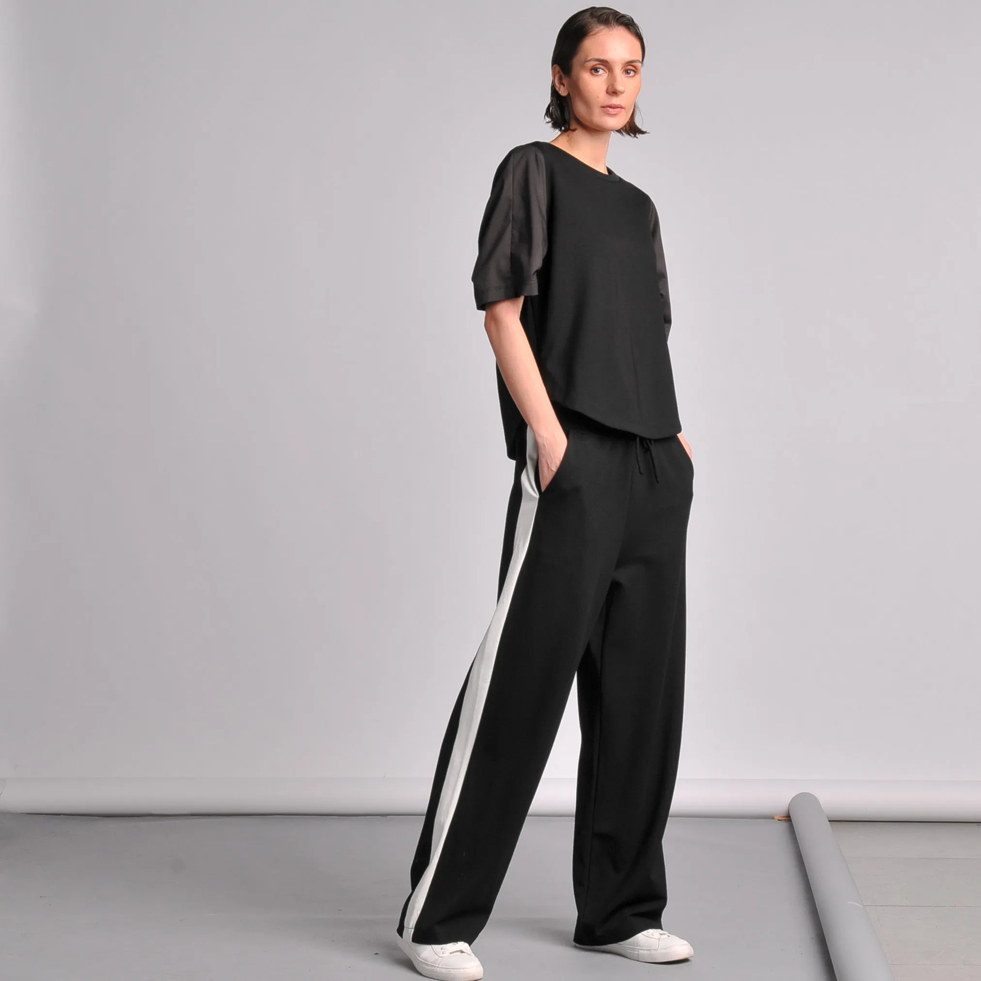 Lloyd Pullup Drawstring Full Garter Pants