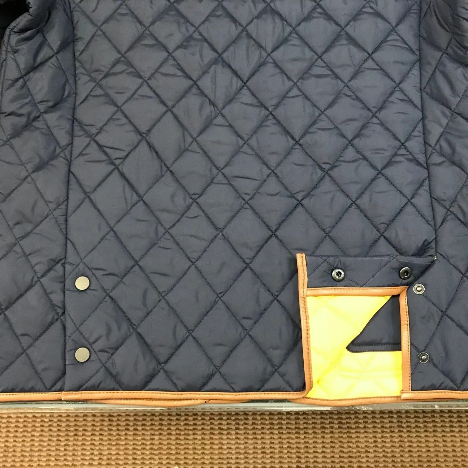 Navy Quilted Men's Designer Lightweight Jacket - Shop Now