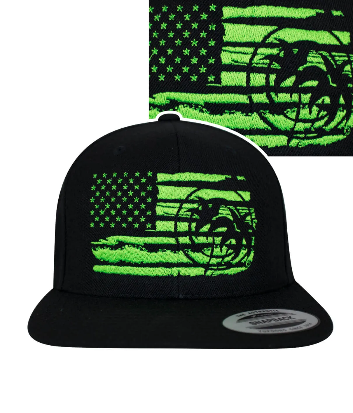 "Strong Faded" Snapback Flag Hat