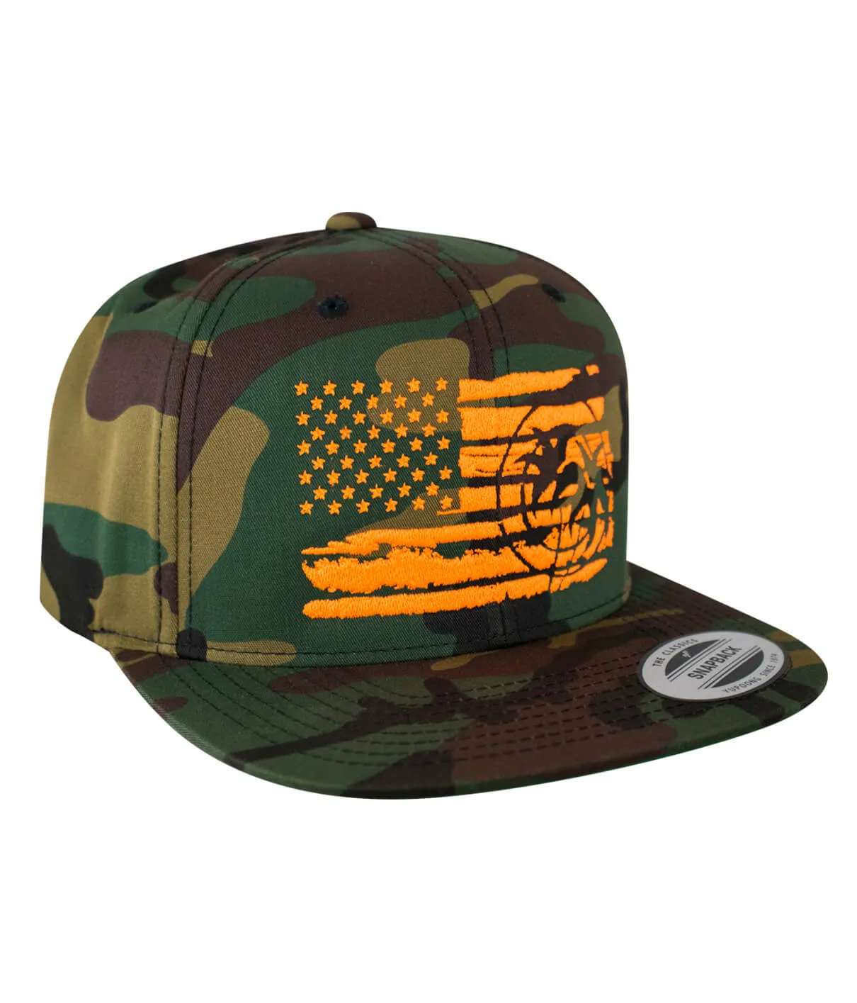 "Strong Faded" Snapback Flag Hat