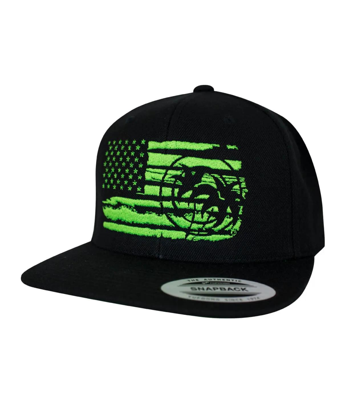 "Strong Faded" Snapback Flag Hat