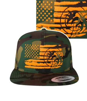 "Strong Faded" Snapback Flag Hat