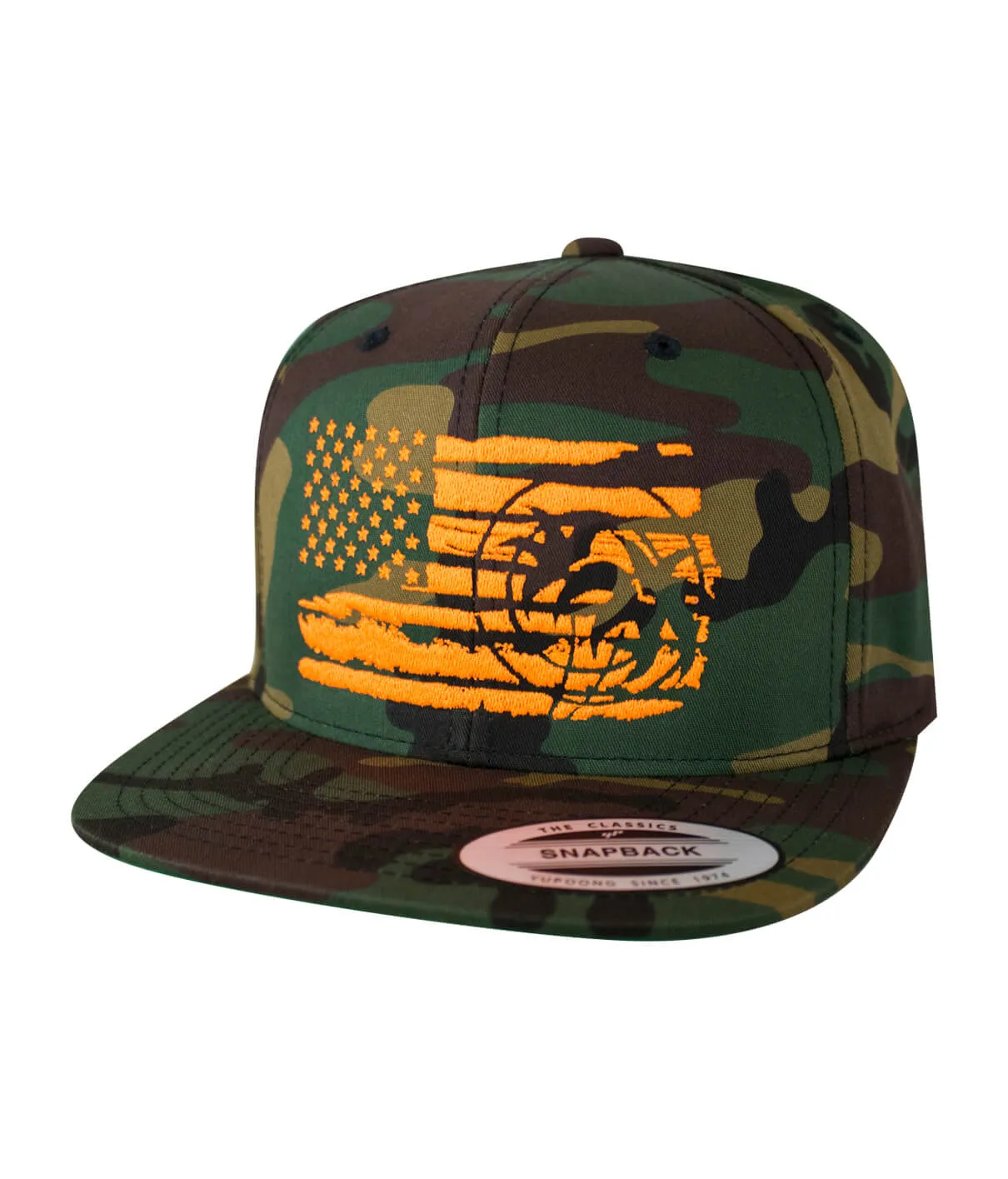 "Strong Faded" Snapback Flag Hat