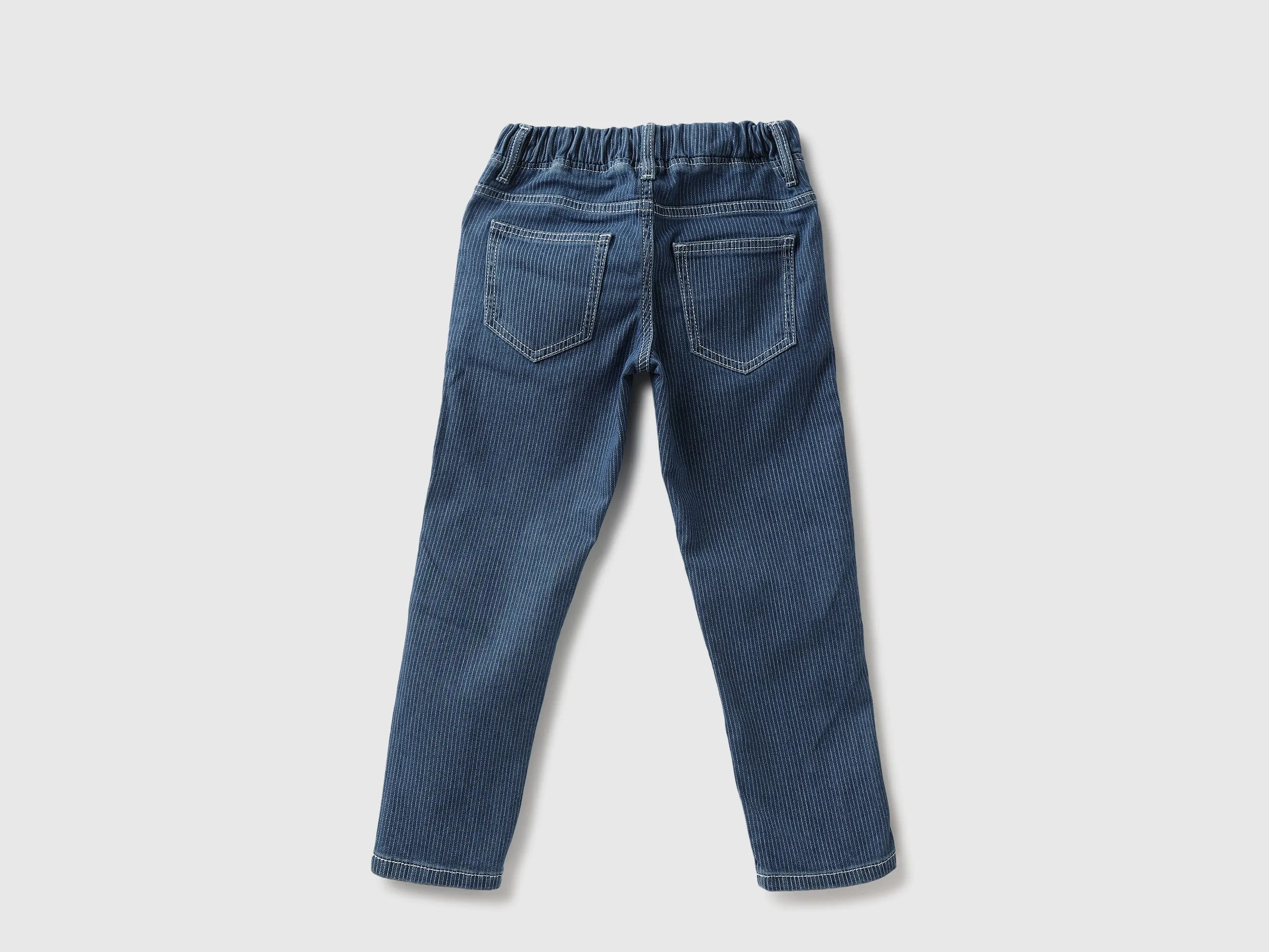 Striped Baggy Fit Jeans