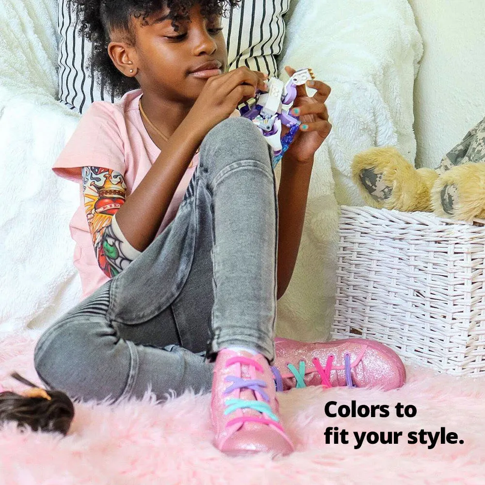 uLace Kiddos - Bright Neon Tie Dye