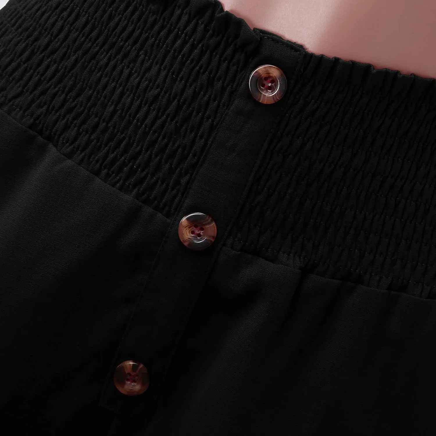 Women Summer Casual Pants Cotton Linen Solid Color Trousers High Waist Wide Leg Palazzo Pants Yoga Beach Soft