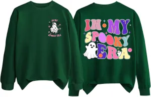 Women Sweater Printed Halloween Pullover Hoodie No Hoodie Casual Fit Basics Womens Clothing Women Lightweight