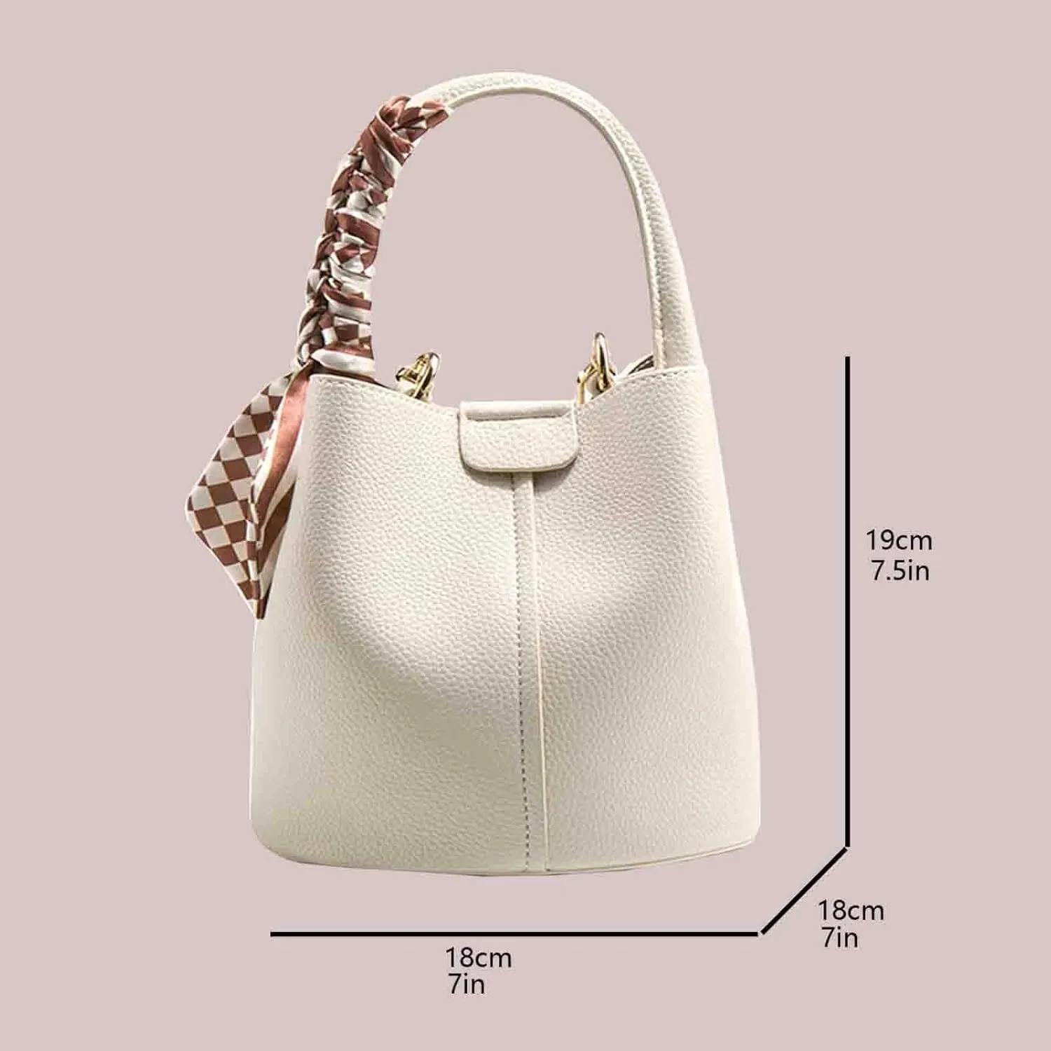 Women's bucket bag Mini PU leather bag Y2K shoulder bag minimalist crossbody bag designer shoulder bag