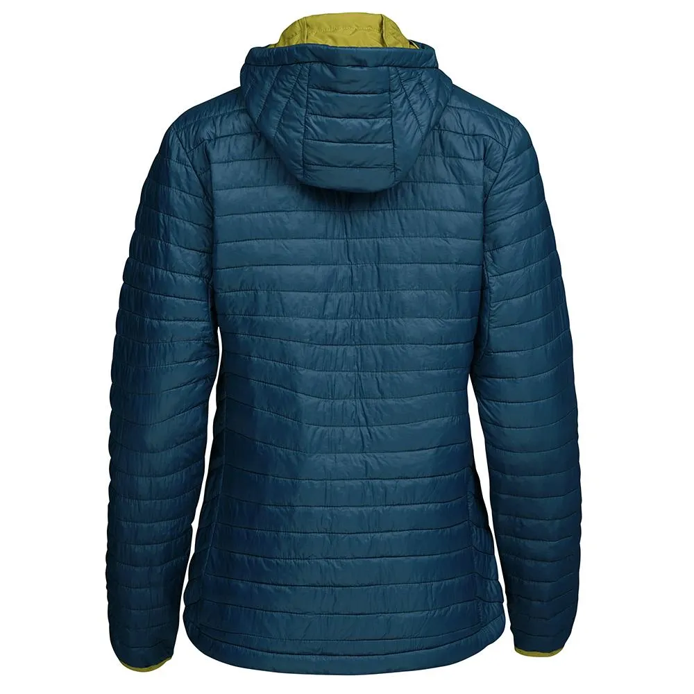 Womens Merino Wool Insulated Jacket (Petrol/Lime)
