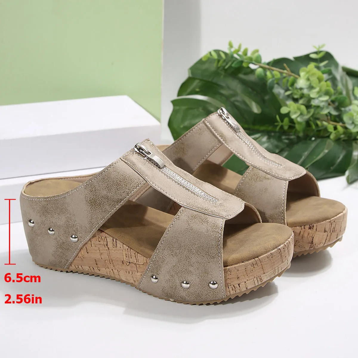 Women's Open Toe Wedge Ortho Sandals in Elegant Colors