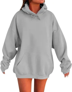 Womens Oversized Hoodies Sweatshirt-Pullover Sweatshirts with Pockets Fall Outfits